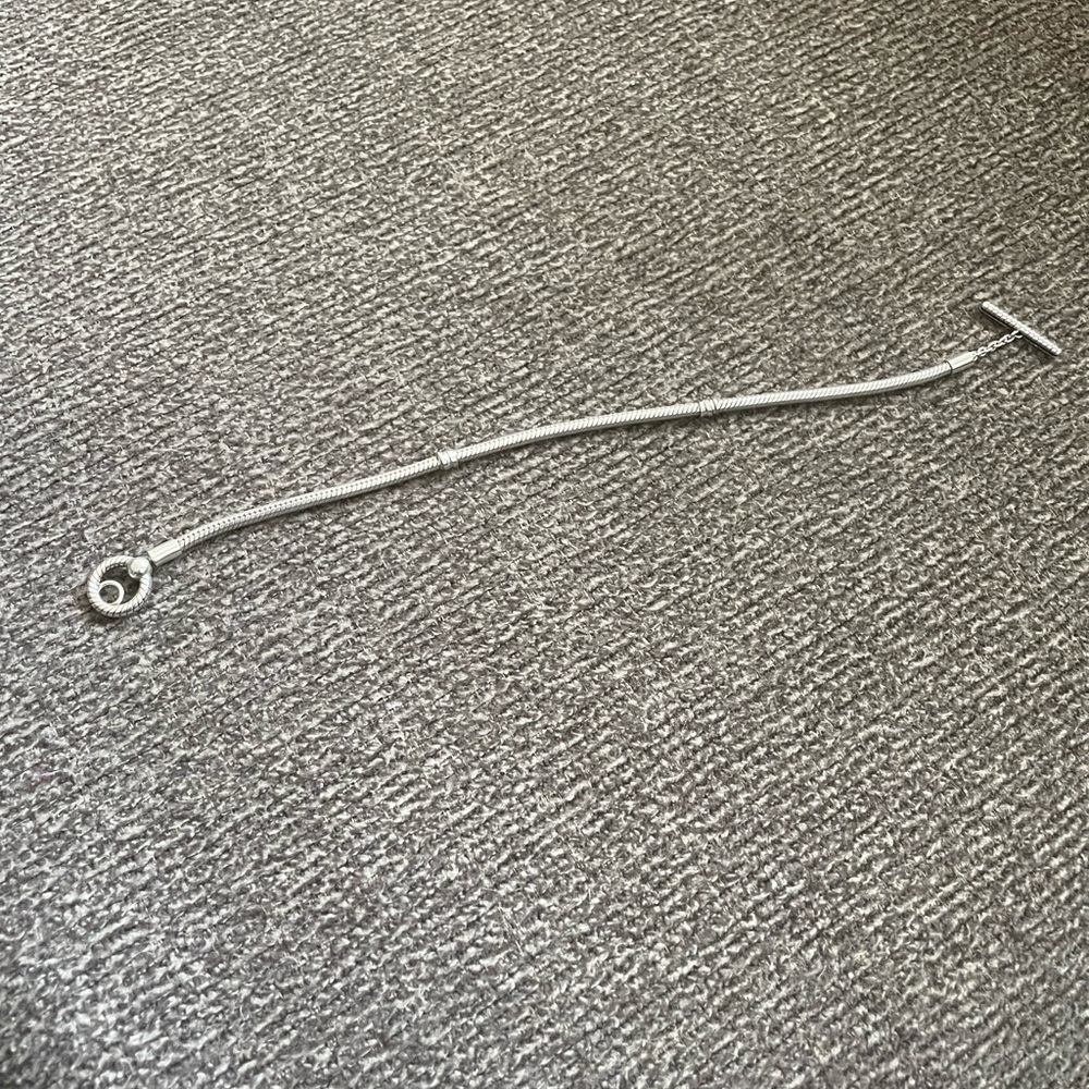 Pandora Moments T-Bar Snake Chain Bracelet